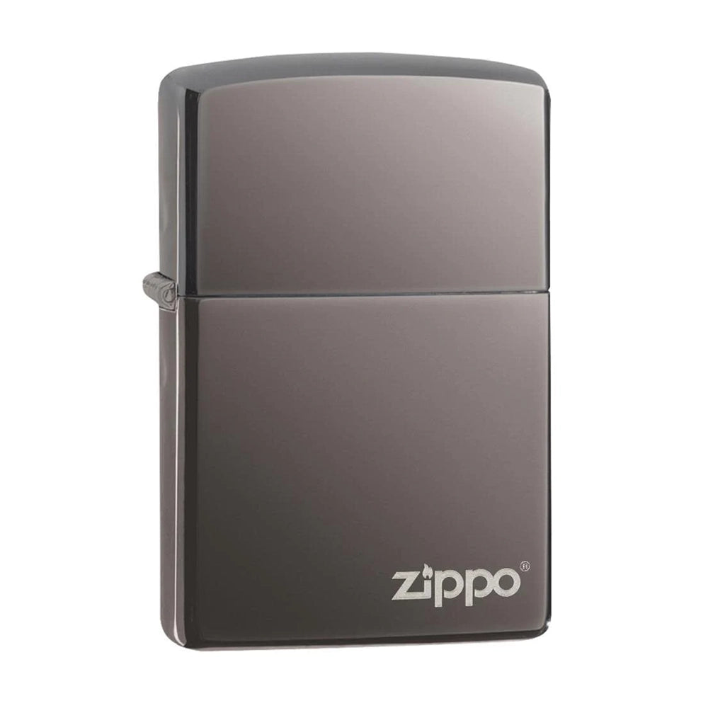 ZIPPO Lighter Black Ice with Zippo Logo