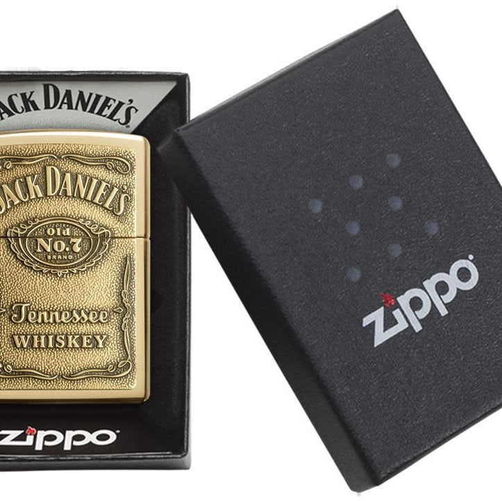 ZIPPO Lighter Jack Daniels Brass