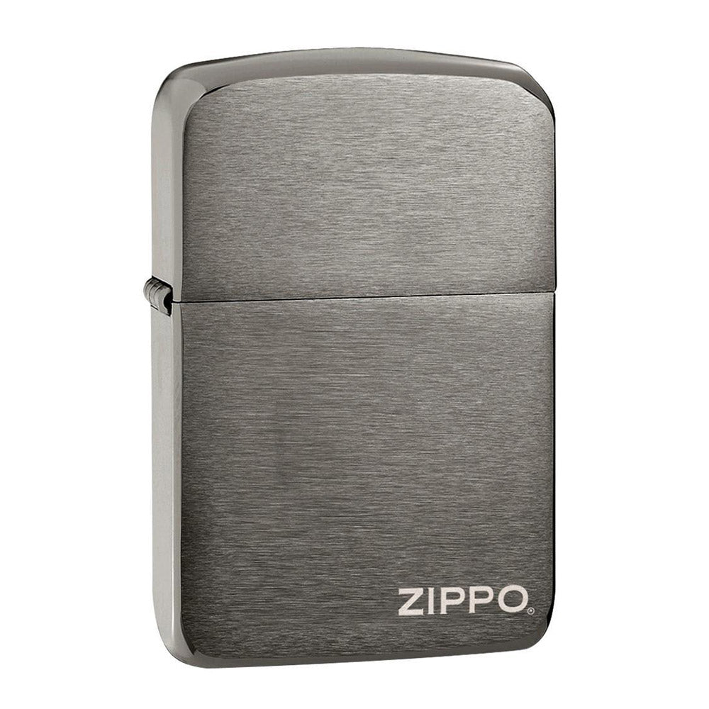 ZIPPO Lighter 1941 Replica Black Ice with Zippo Logo