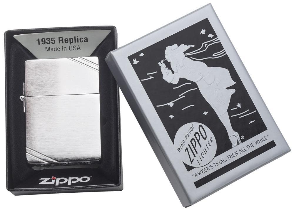 ZIPPO Lighter 1935 Replica with Slashes