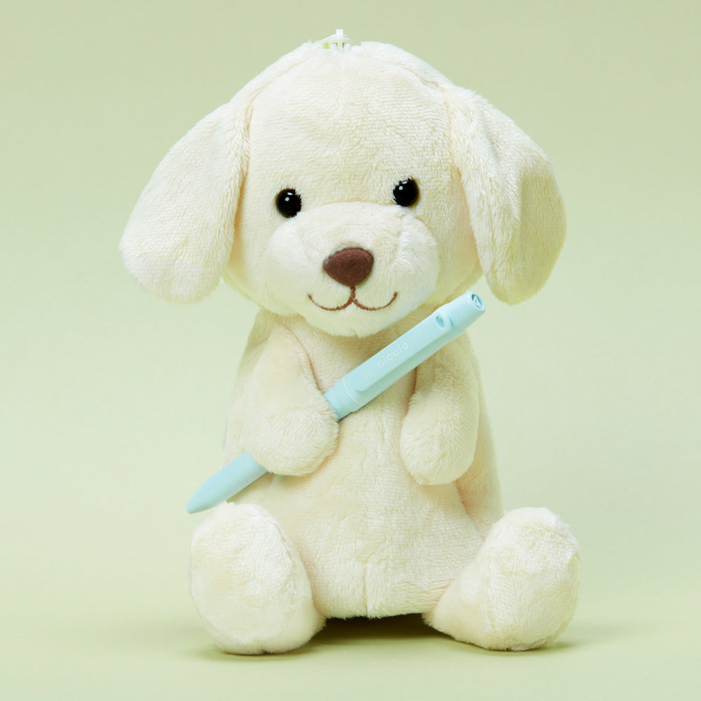 SUN-STAR Nuimee Fluffy Pen Case Sitting Dog