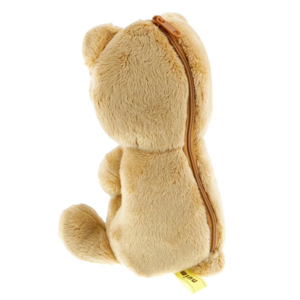 SUN-STAR Nuimee Fluffy Pen Case Sitting Bear