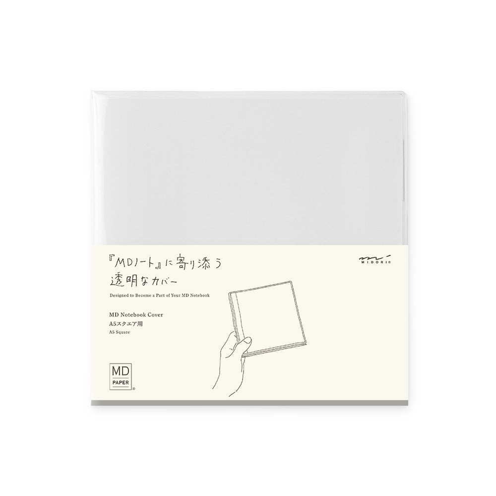 MIDORI MD Notebook Clear Cover A5 Square