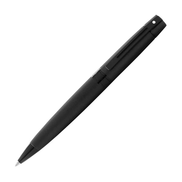 SHEAFFER 300 Matte Black Lacquer Black Trim 9343 Ball Pen