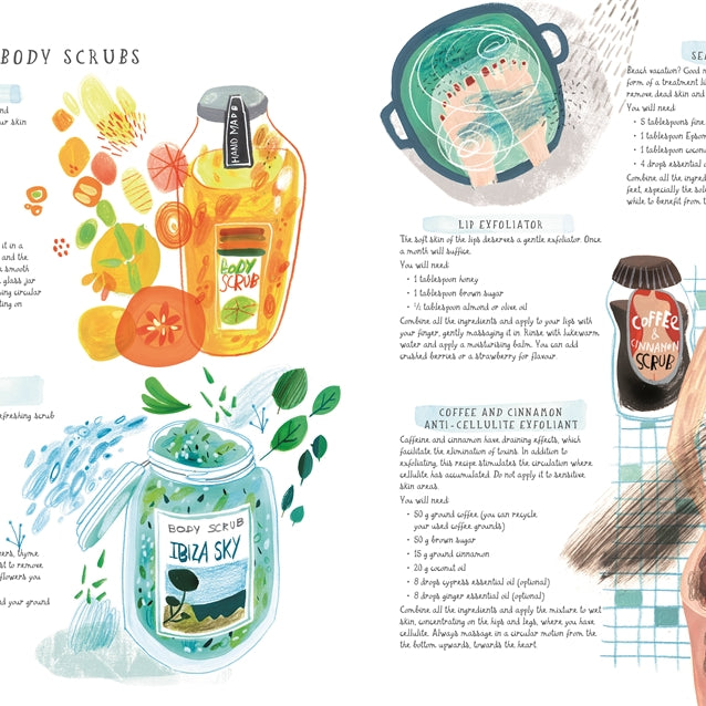Organic Beauty: An Illustrated Guide To Making Your Own Skincare by Maru Godas