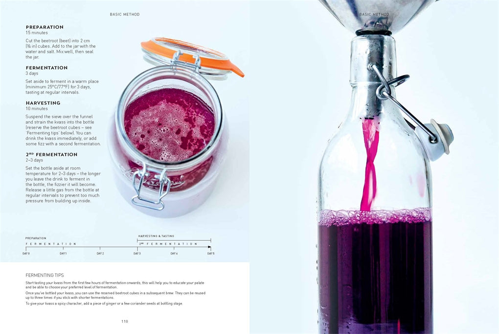Kombucha, Kefir & Natural Sodas: A Simple Guide To Creating Your Own by Nina Lausecker & Sebastian Landaeus