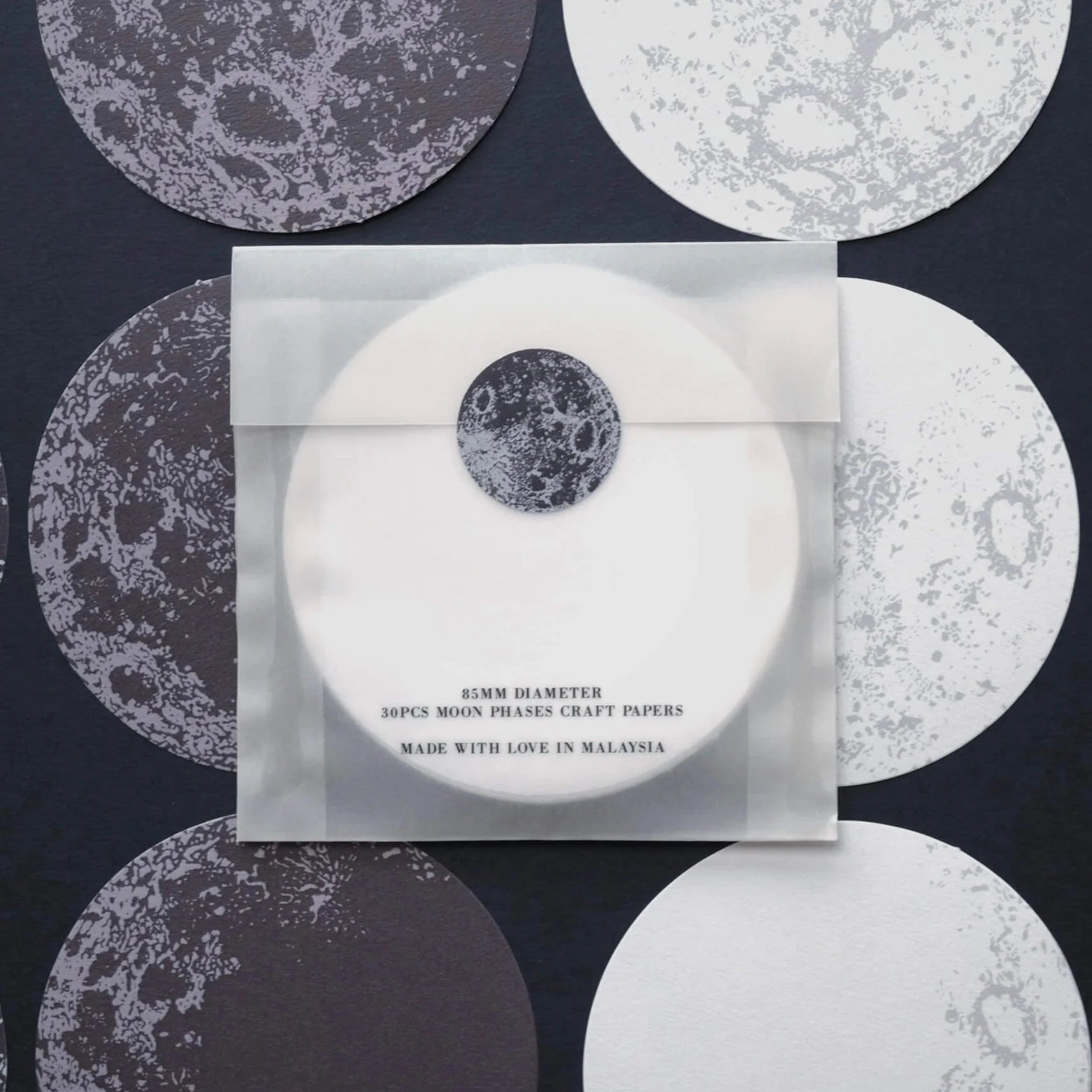 JIEYANOW ATELIER Crafts Paper Pack Phase to Loving You Moon Phases