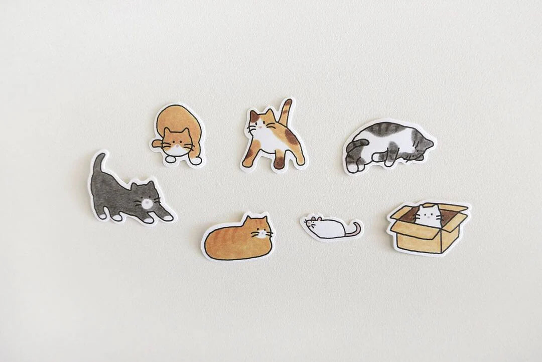 SUATELIER Cereal Stickers Cats