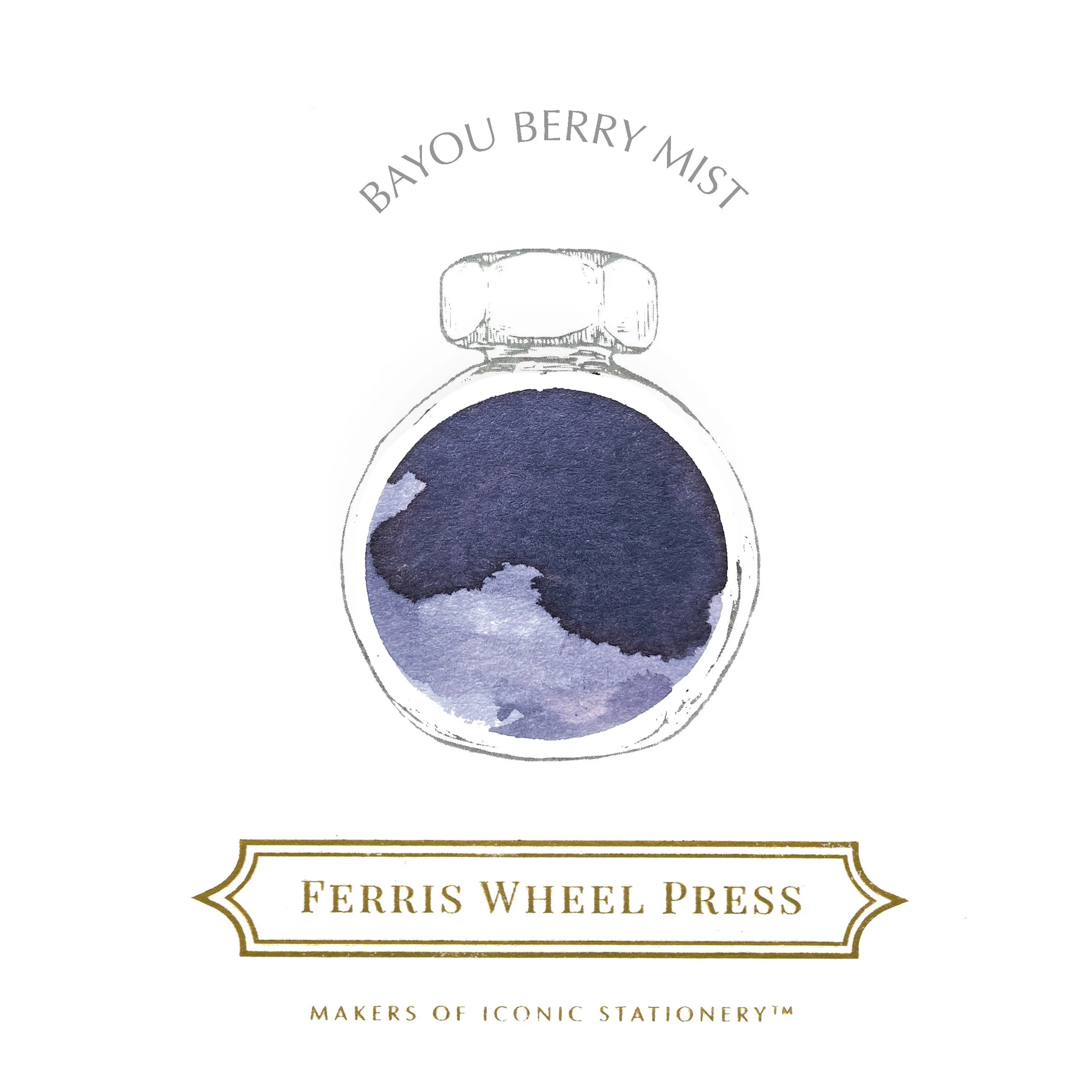 FERRIS WHEEL PRESS Fountain Pen Ink 38ml Bayou Berry Mist