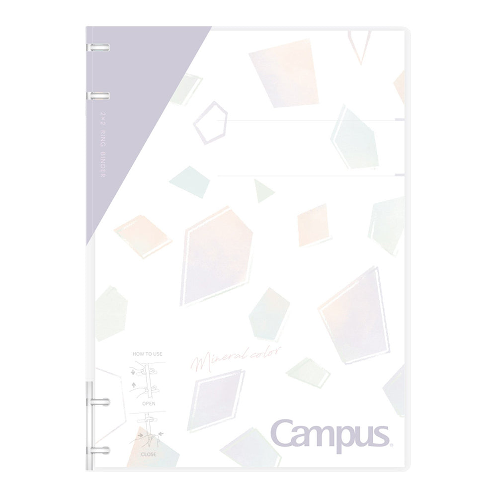 KOKUYO Campus Binder Notebook 4-Ring B5 Mineral Violet