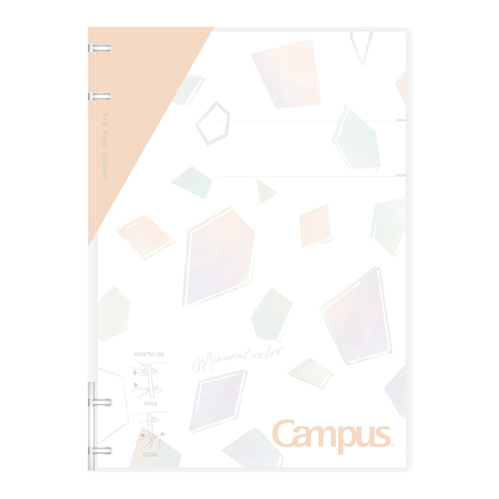 KOKUYO Campus Binder Notebook 4-Ring B5 Mineral Pink