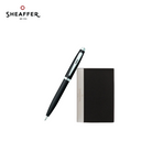 SHEAFFER 100 Matte Black 9317 Ball Pen with Business Card Holder