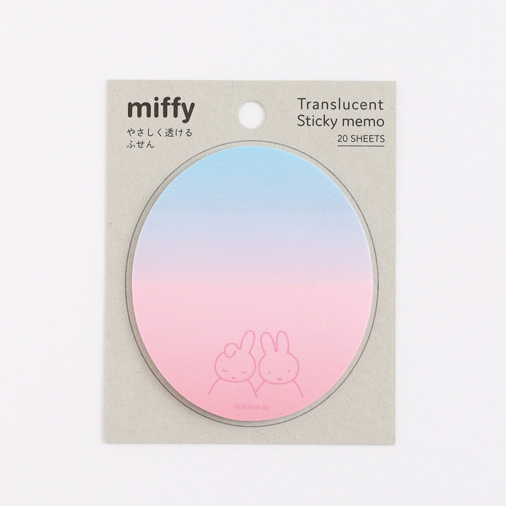 MIFFY x greenflash Translucent Sticky Memo miffy & dan