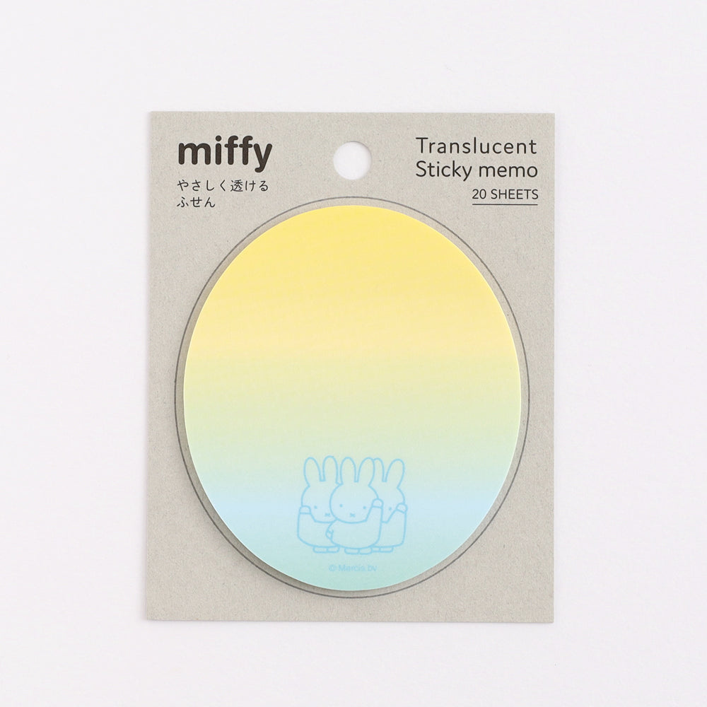 MIFFY x greenflash Translucent Sticky Memo miffy & friends