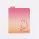 MIFFY x greenflash Underlay for Ring Note Square 11.8x14.9cm miffy/walk