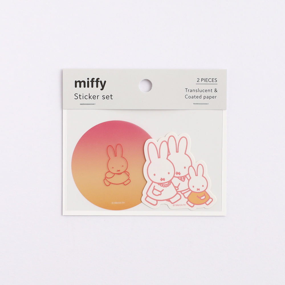 MIFFY x greenflash Sticker Set miffy/walk