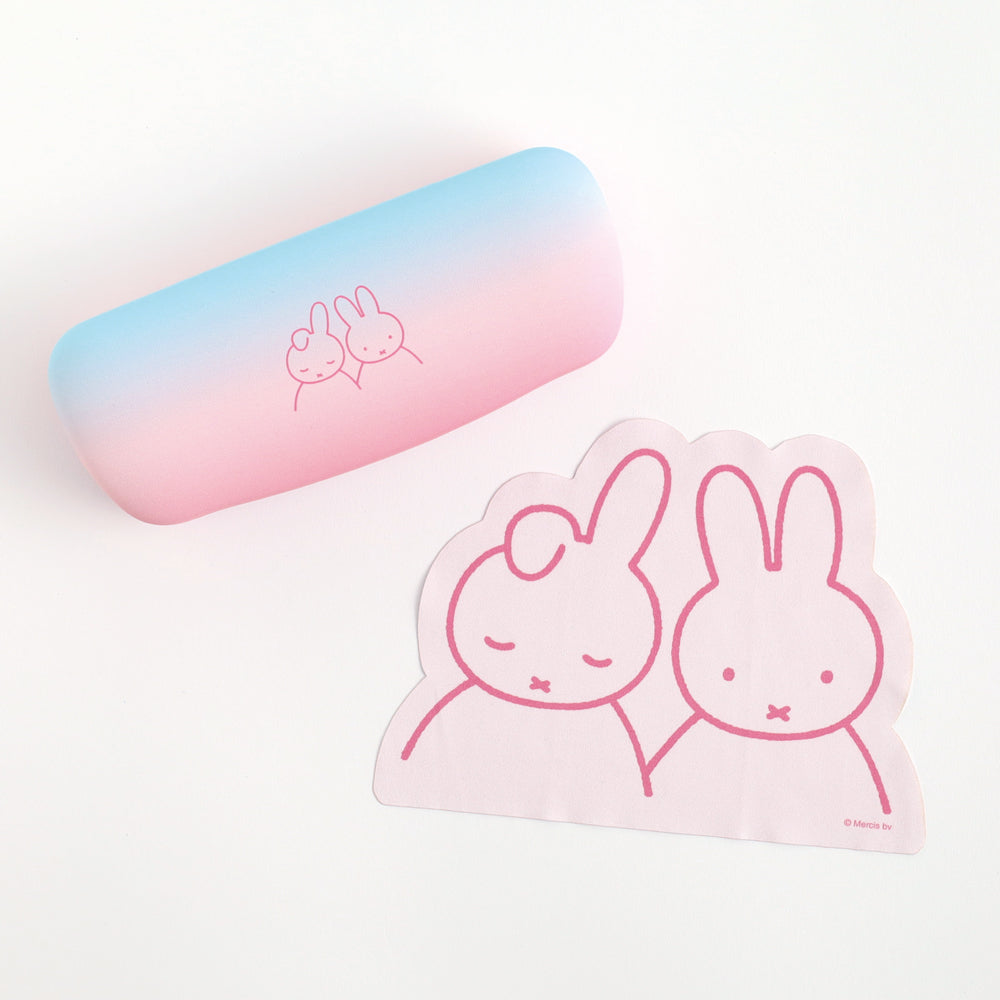 MIFFY x greenflash Glasses Case & Cleaning Cloth Set miffy & dan