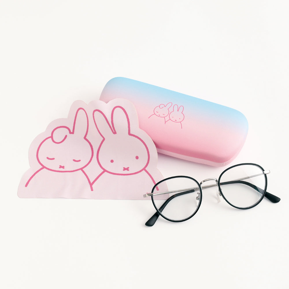 MIFFY x greenflash Glasses Case & Cleaning Cloth Set miffy & dan