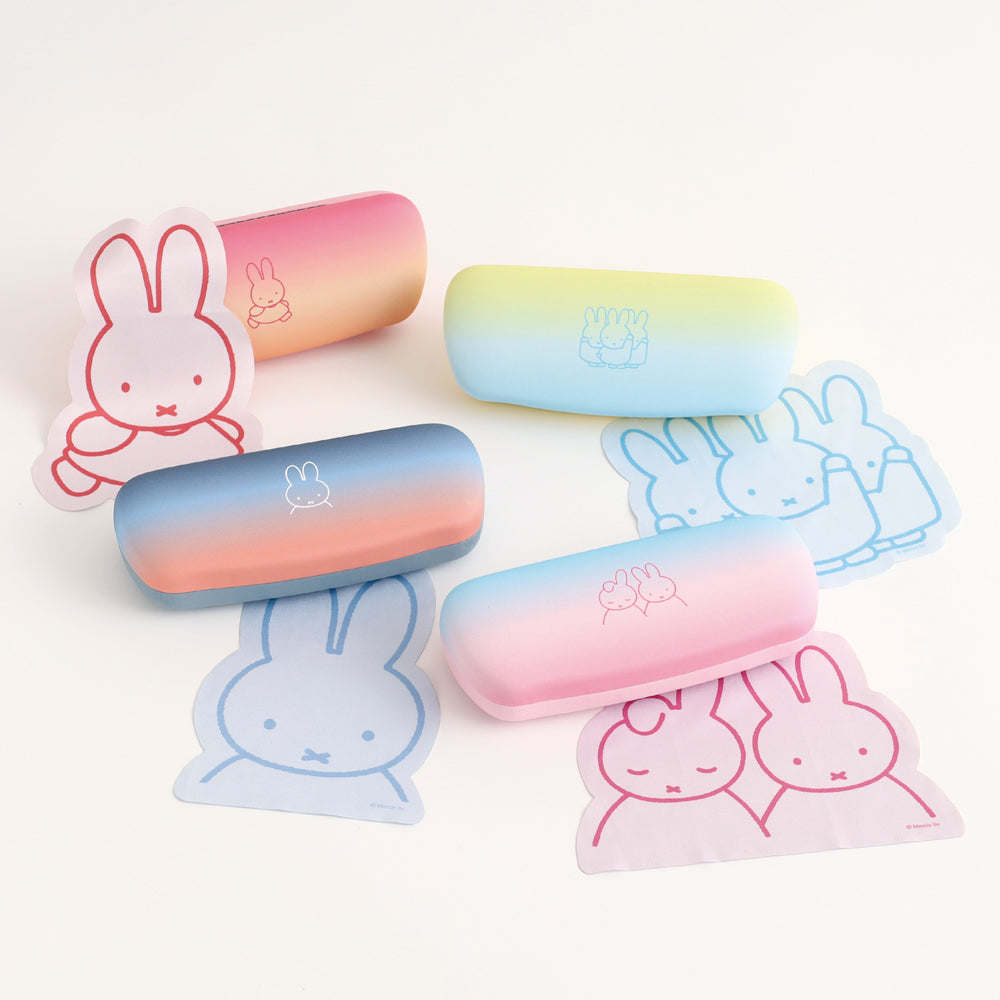 MIFFY x greenflash Glasses Case & Cleaning Cloth Set miffy & dan