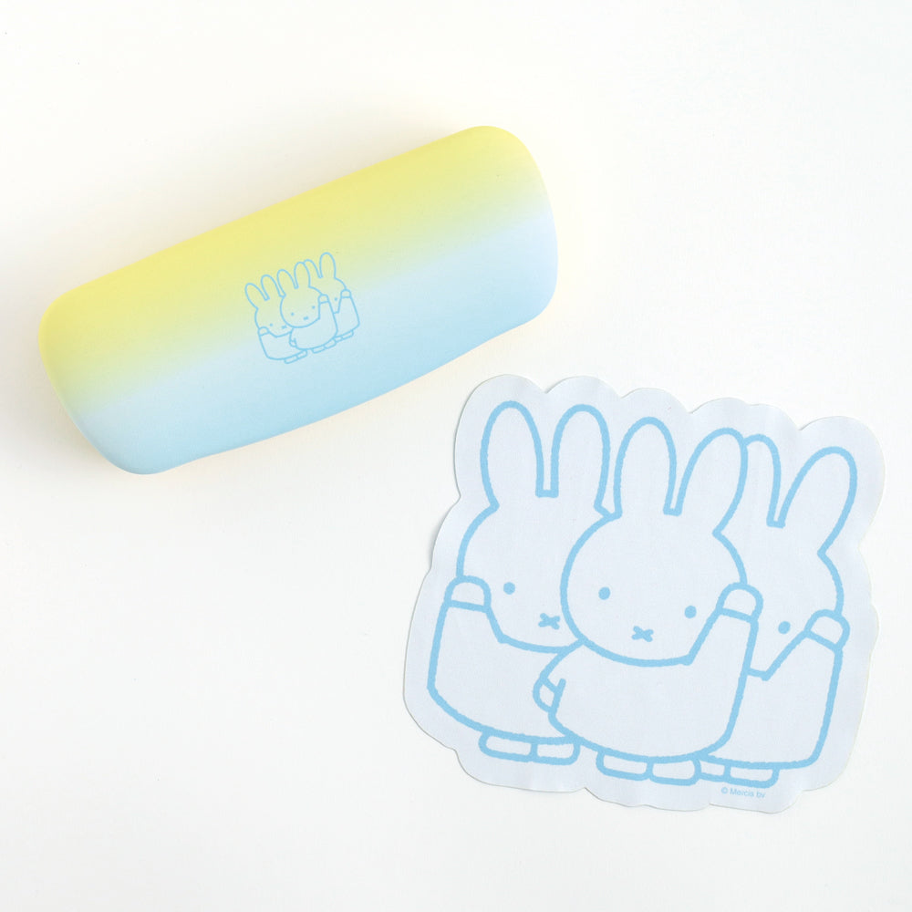 MIFFY x greenflash Glasses Case & Cleaning Cloth Set miffy & friends