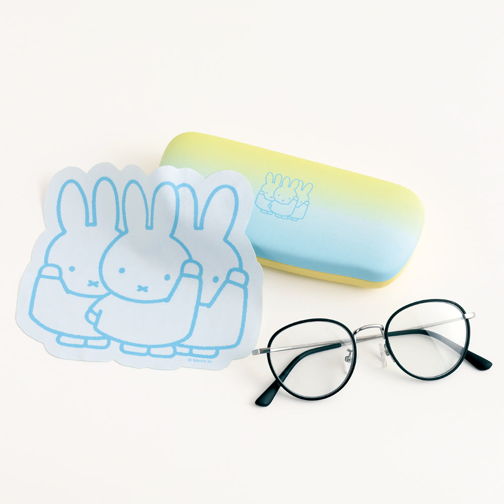 MIFFY x greenflash Glasses Case & Cleaning Cloth Set miffy & friends