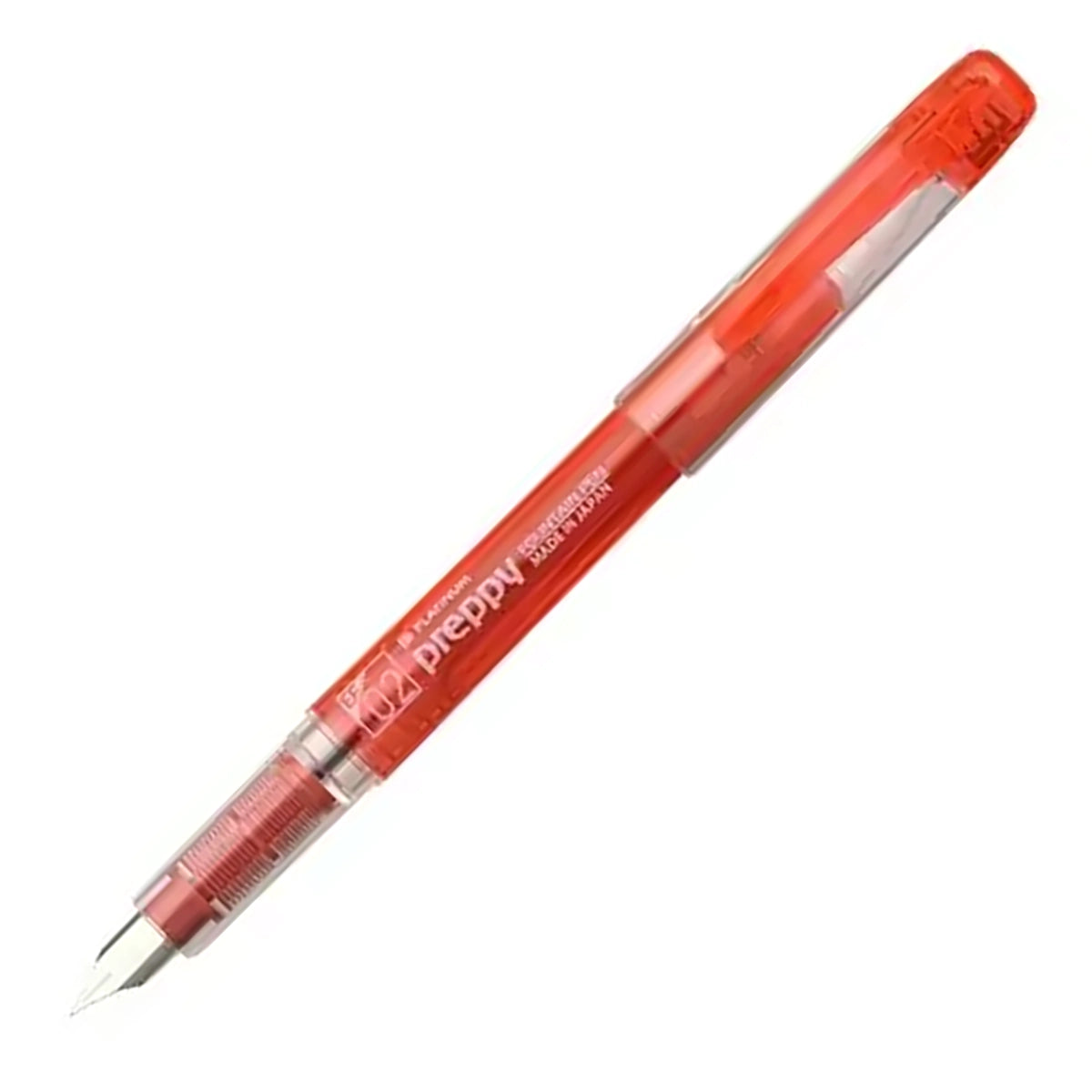 PLATINUM Preppy Fountain Pen-Extra Fine Red