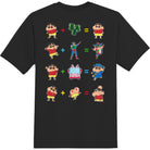 CRAYON SHINCHAN T-Shirt Adult Equation Black XS