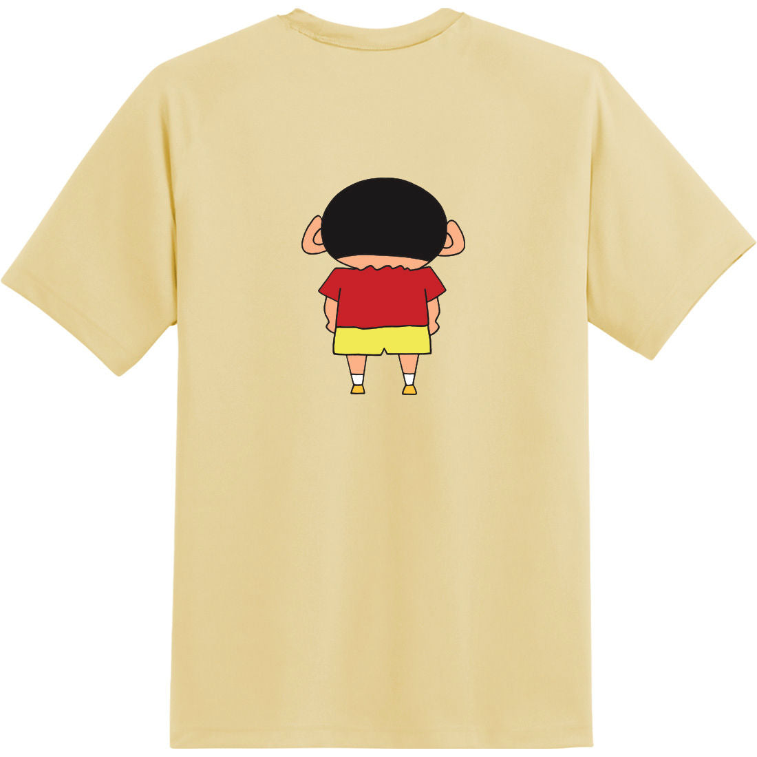 CRAYON SHINCHAN T-Shirt Adult Pastel Yellow S