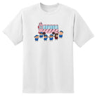 CRAYON SHINCHAN T-Shirt Adult School Bus White S