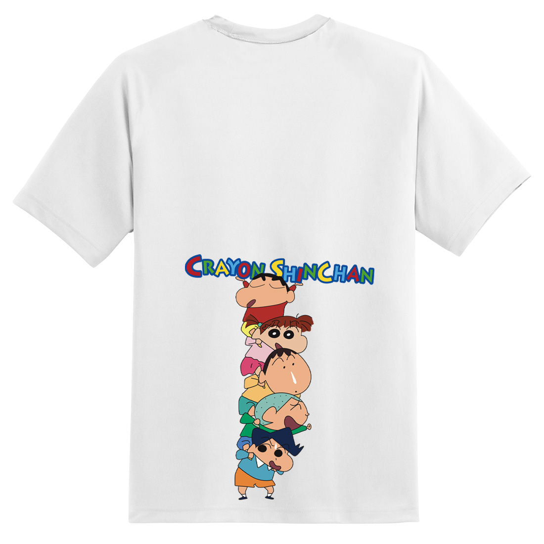 CRAYON SHINCHAN T-Shirt Adult School Bus White S