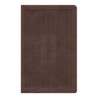 NLT - Premium Value Thinline Bible, Filament Enabled, LeatherLike, Dark Brown Cross