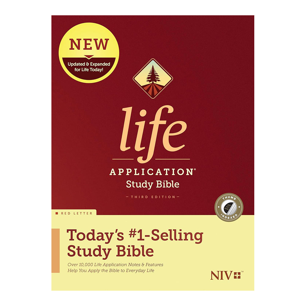 NIV - Life Application Study Bible, 3rd Edition, Hardcover, Indexed