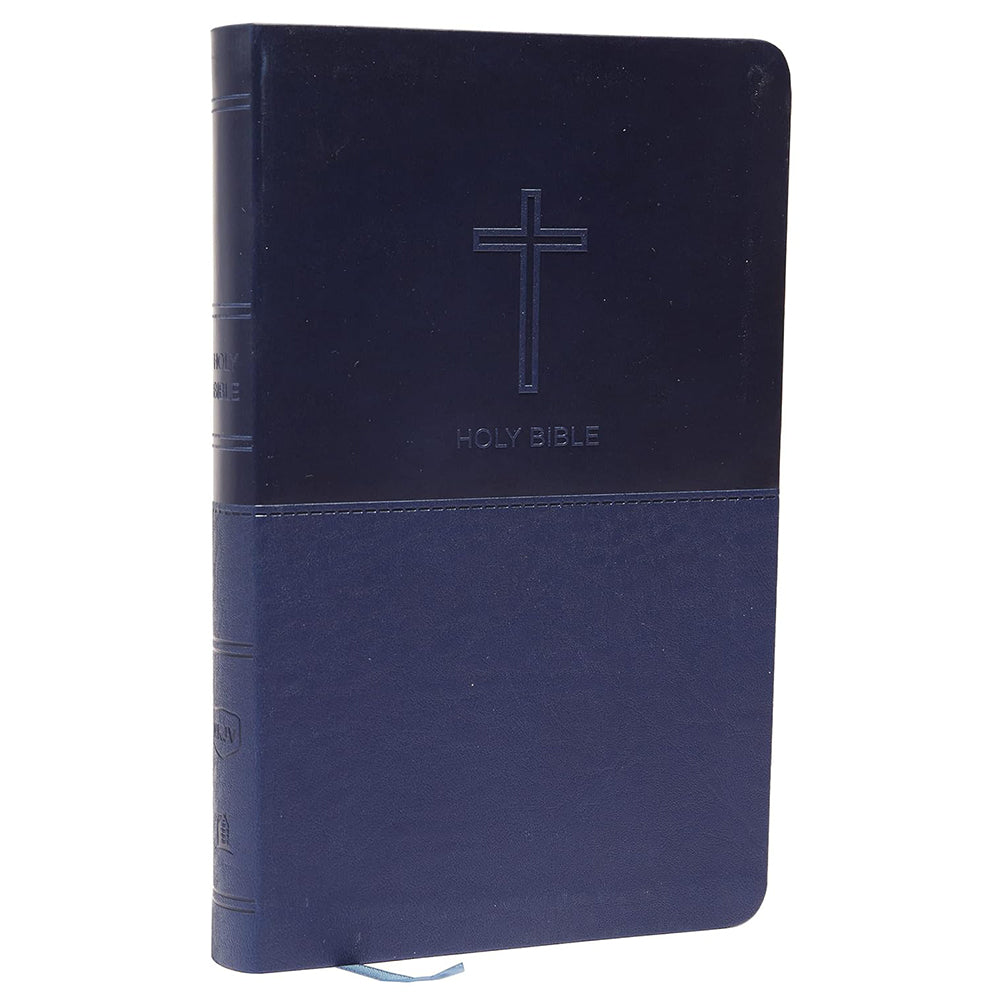 NKJV - Value Thinline Bible, Imitation Leather, Blue
