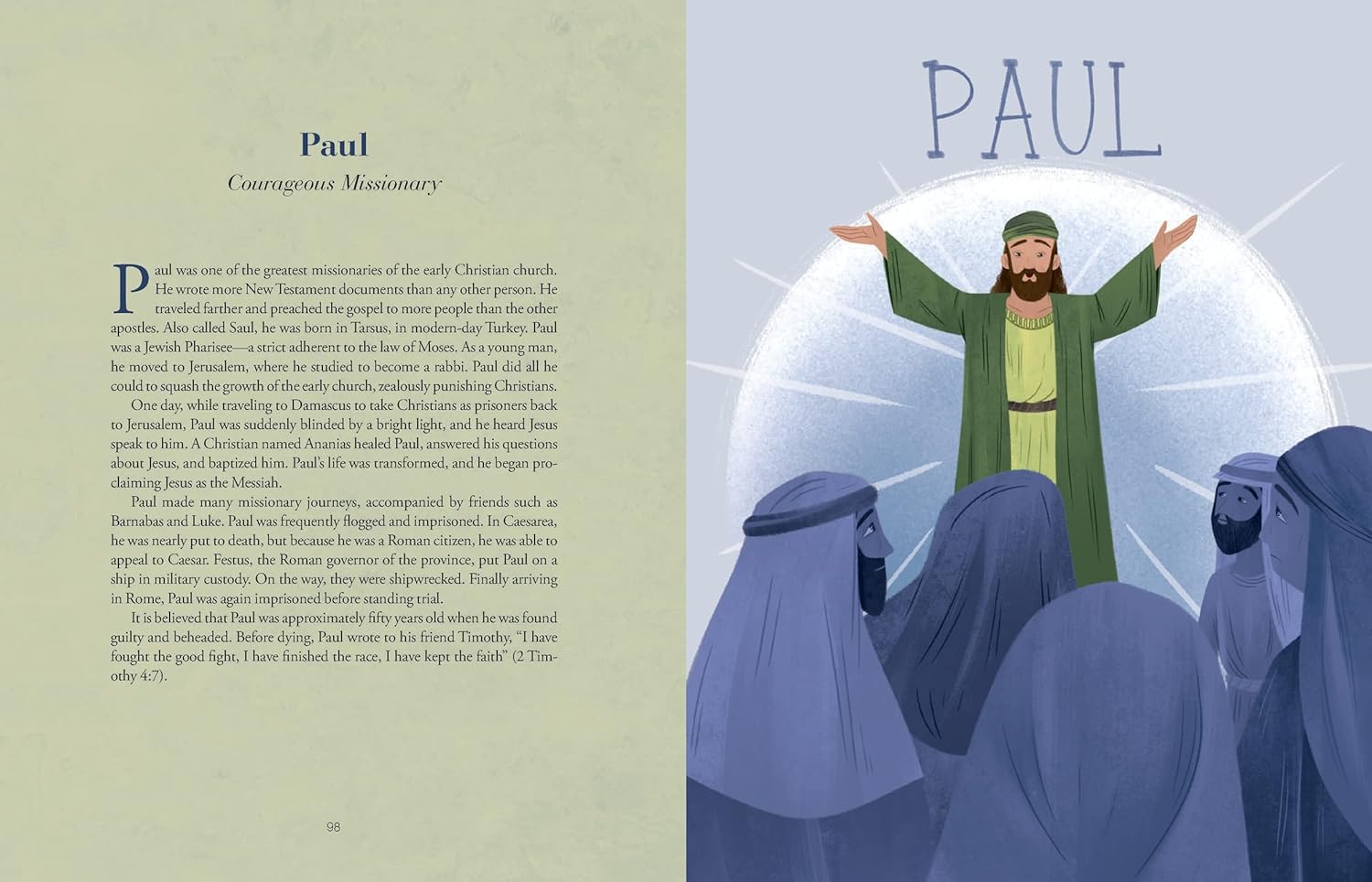 Courageous and Bold Bible Heroes: 50 True Stories of Daring Men and Women