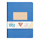 CLAIREFONTAINE 1951 Clothbound Notebook A5 96s Lined Blue