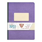 CLAIREFONTAINE 1951 Clothbound Notebook A5 96s Lined Purple