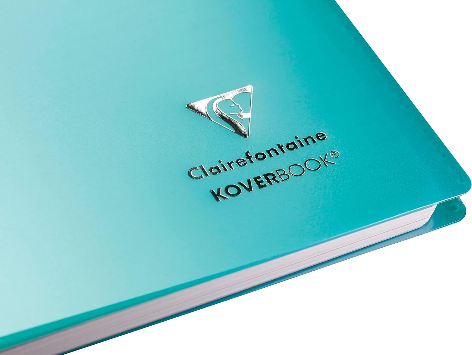 CLAIREFONTAINE Koverbook Silver Wirebound Opaque PP Notebook A5 80s Lined Assorted