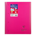 CLAIREFONTAINE Koverbook Wirebound Transparent PP Notebook 22.5x29.7cm 80s 4-Holes Lined Assorted