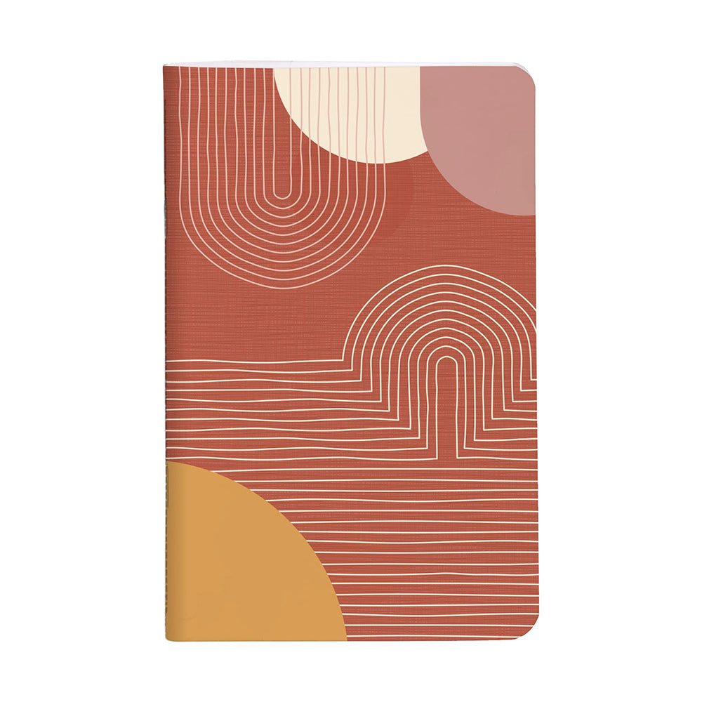 CLAIREFONTAINE x Terracotta Stapled Notebook 7.5x12cm 24s Plain Assorted