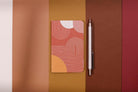 CLAIREFONTAINE x Terracotta Stapled Notebook 7.5x12cm 24s Plain Assorted