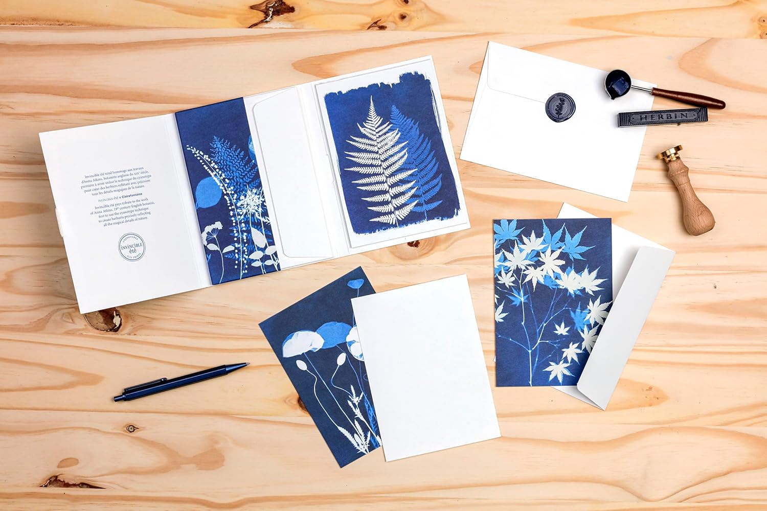 CLAIREFONTAINE x Cyanotype Correspondence Set