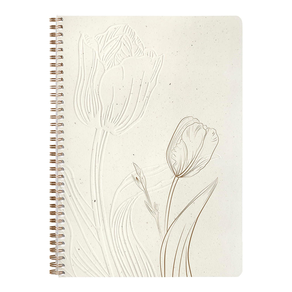 CLAIREFONTAINE x Tulip Paper Wirebound Notebook A4 74s Dot Assorted