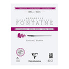 CLAIREFONTAINE Fontaine 4 Sides Cold Pressed 300g Extra White 31x41cm 12s