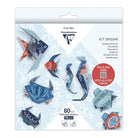 CLAIREFONTAINE Origami Kit 10cm/15cm/20cm 70g 60s Marine Wildlife