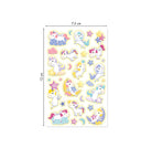 MAILDOR 3D Stickers Cooky Phospho Unicorns 1s