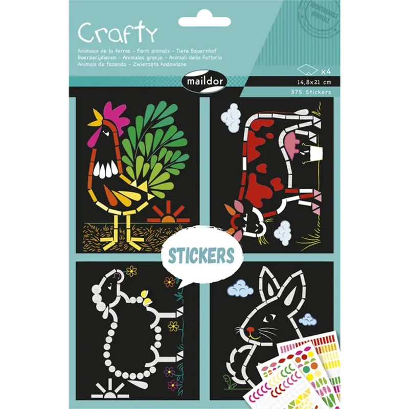MAILDOR Crafty Stickers Farm Animals