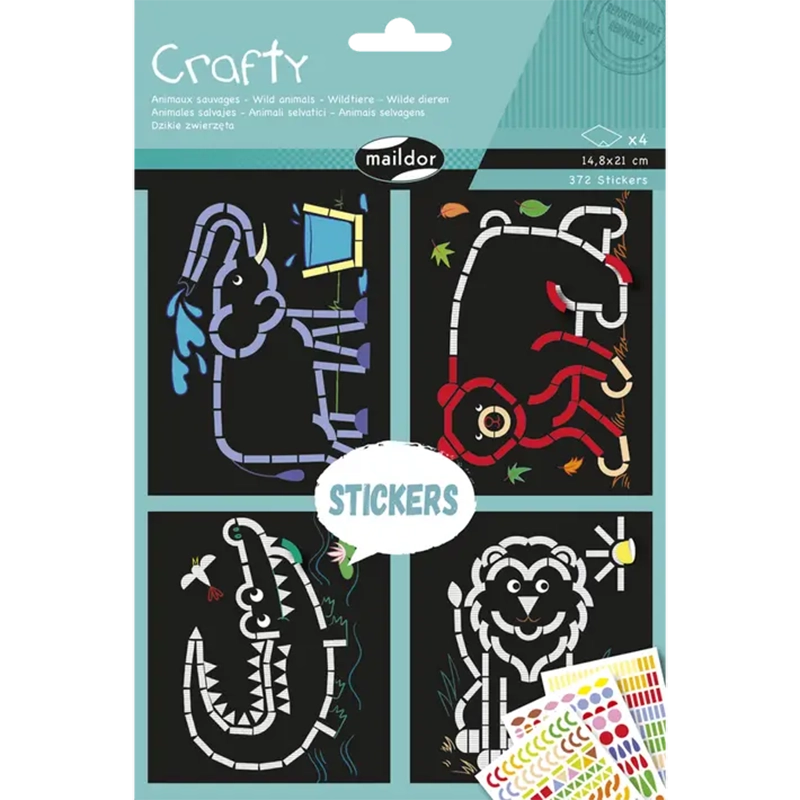 MAILDOR Crafty Stickers Wild Animals