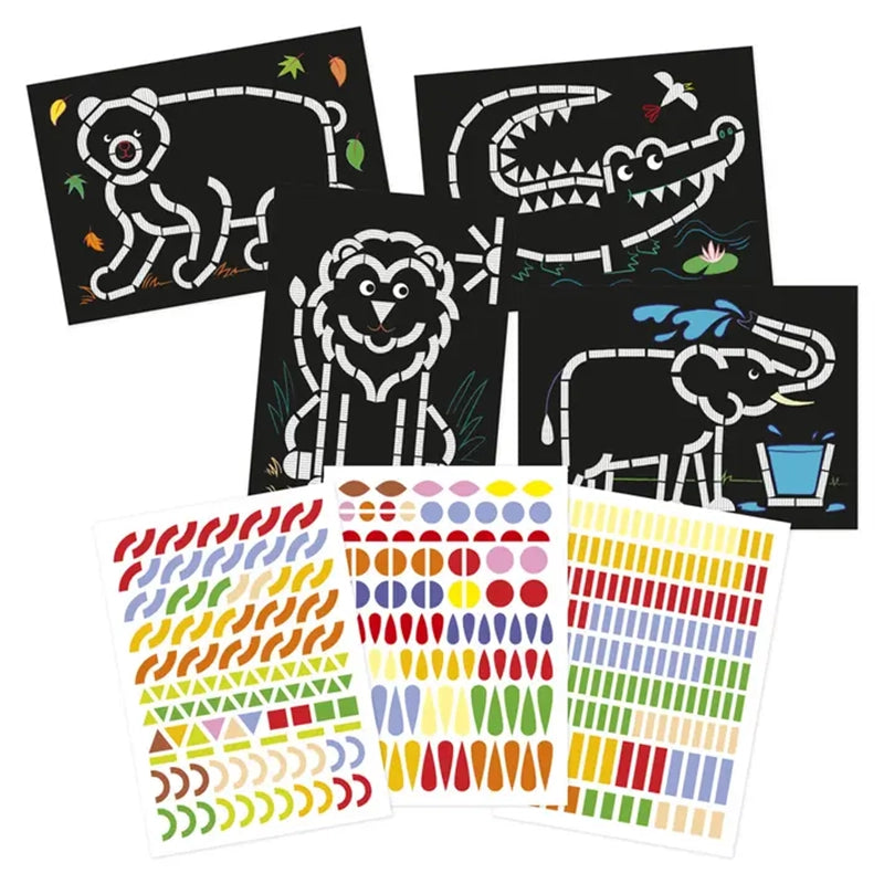 MAILDOR Crafty Stickers Wild Animals