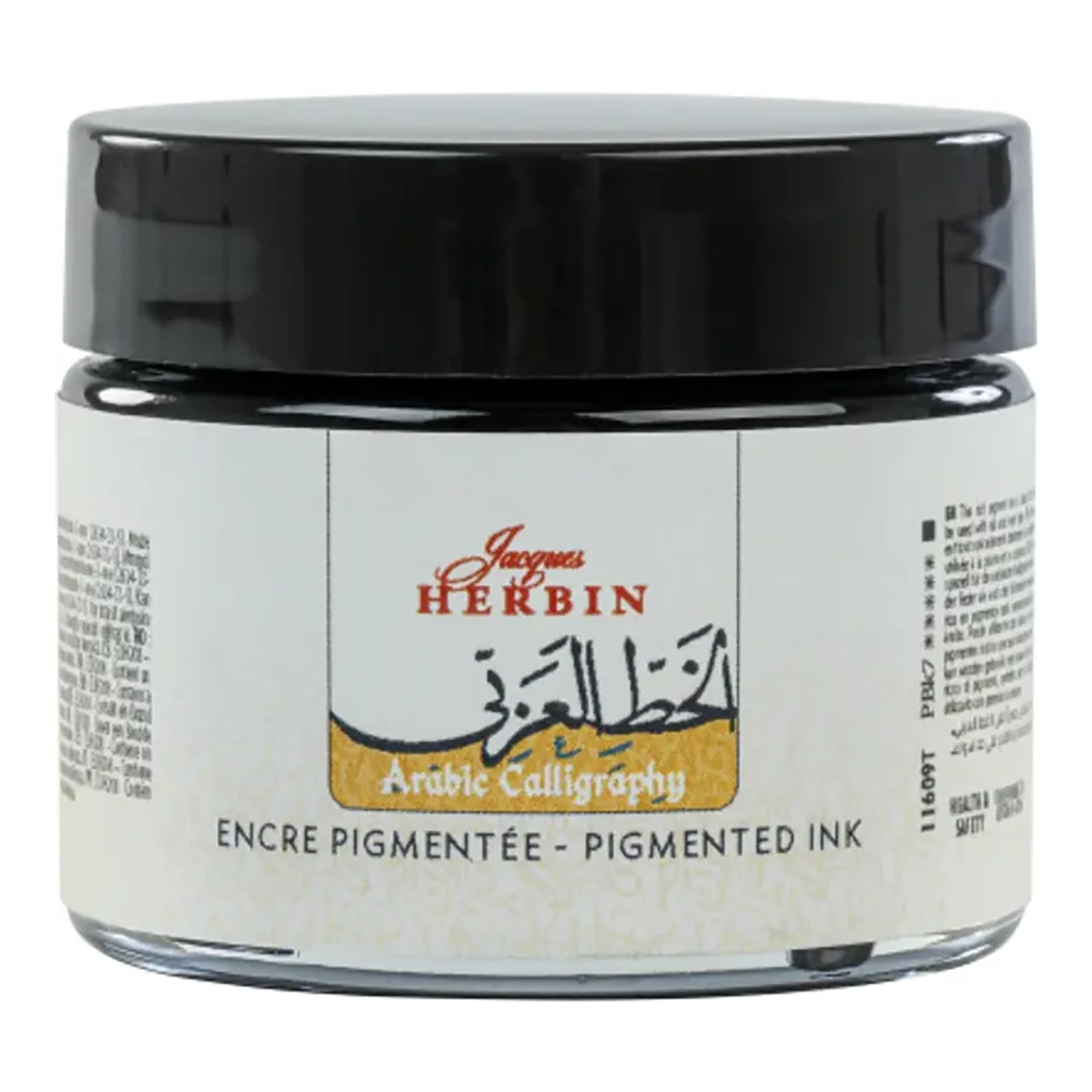 JACQUES HERBIN Arabic Calligraphy Pigmented Ink 40ml Black