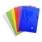 CLAIREFONTAINE Mimesys PP Stapled Notebook A4 48s 5x5 Sq Assorted